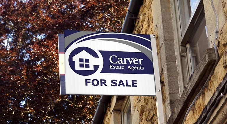 Carver Estate Agents - Branding - Multiple Graphic Design